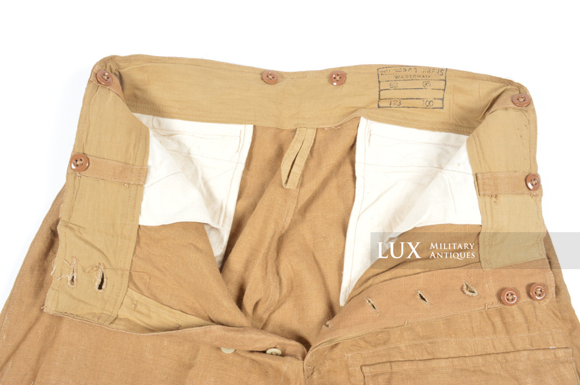 Luftwaffe tropical service trousers, « RAMCKE » - photo 27