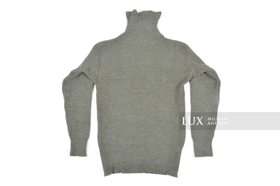 Late-war German issued « turtle-neck » sweater  - photo 12