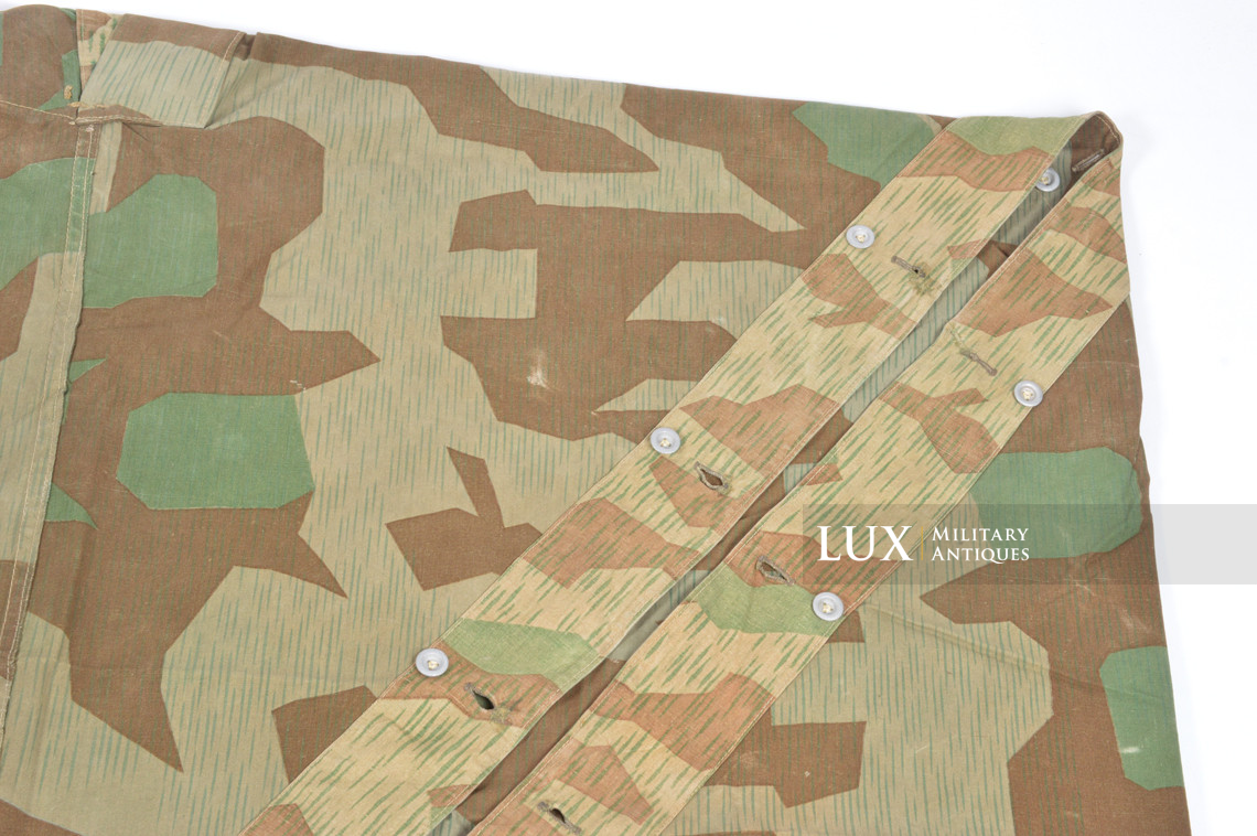 German Heer / Luftwaffe splinter camouflage shelter quarter / poncho, « 1945 » - photo 10