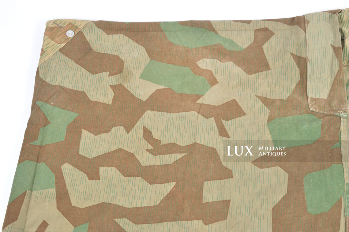 German Heer / Luftwaffe splinter camouflage shelter quarter / poncho, « 1945 » - photo 18