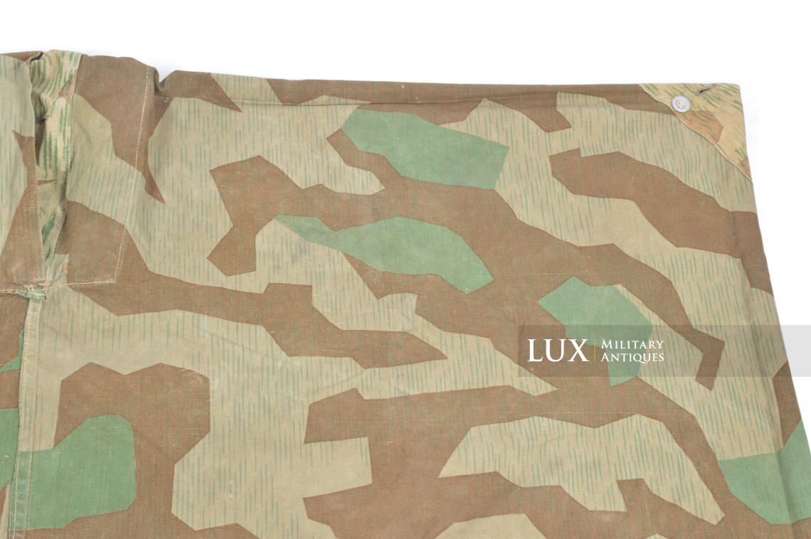 German Heer / Luftwaffe splinter camouflage shelter quarter / poncho, « 1945 » - photo 19