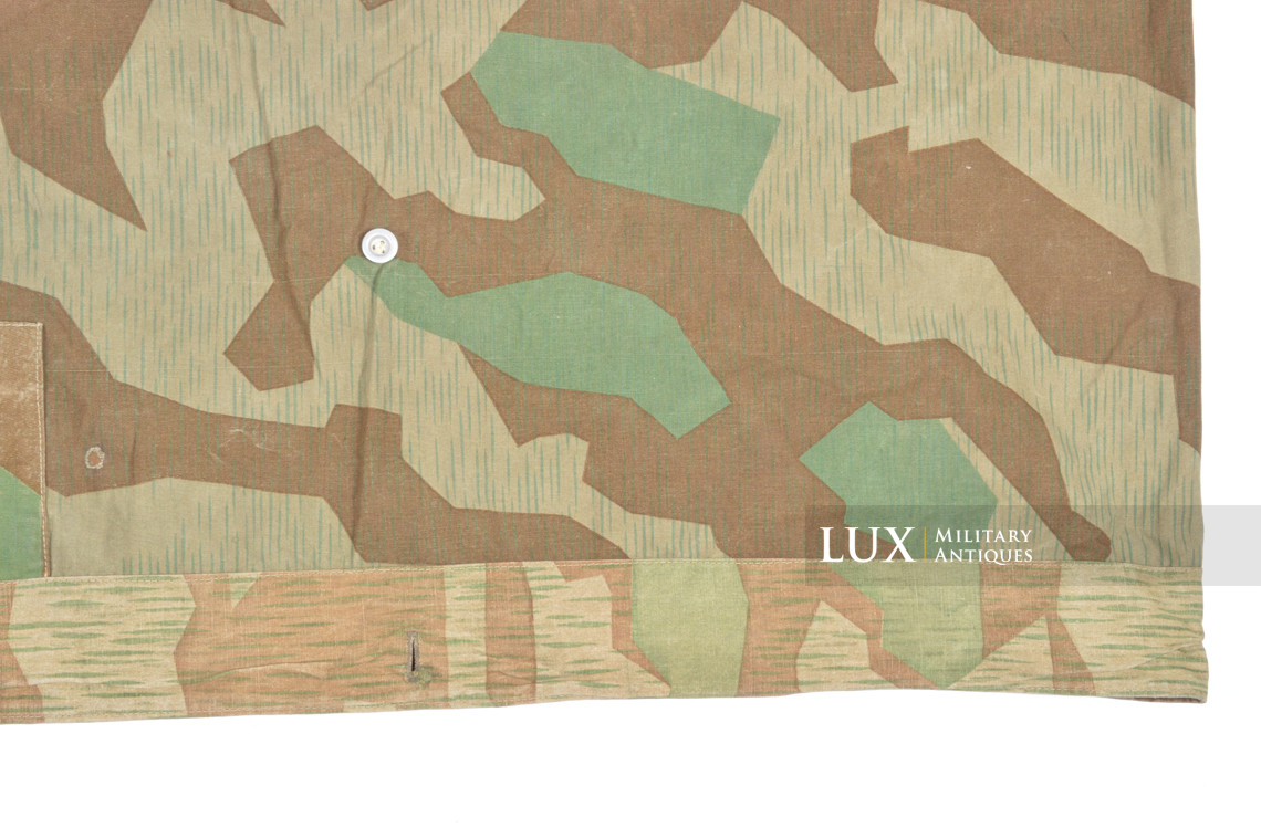 German Heer / Luftwaffe splinter camouflage shelter quarter / poncho, « 1945 » - photo 20