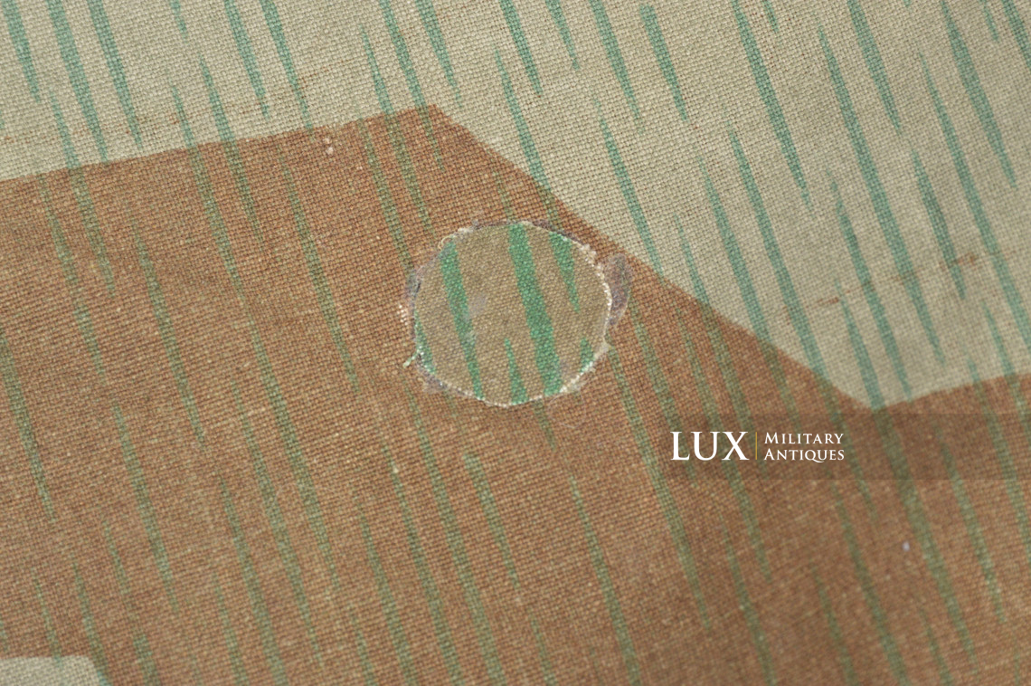 German Heer / Luftwaffe splinter camouflage shelter quarter / poncho, « 1945 » - photo 29