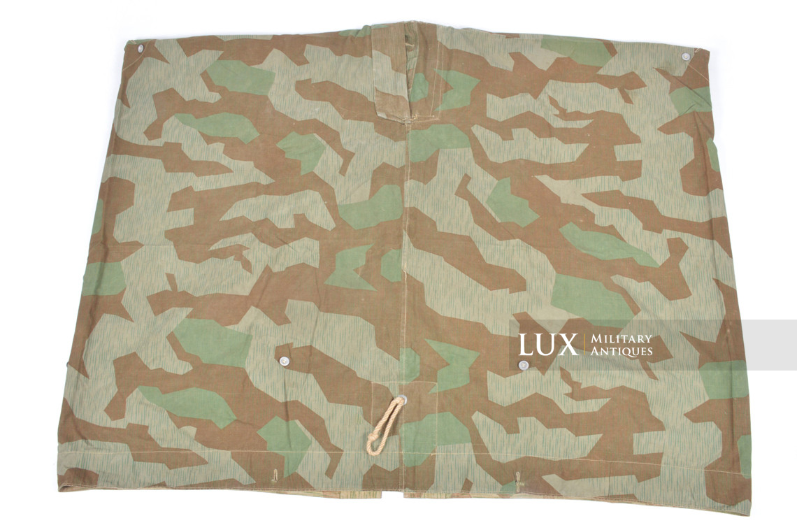 German Heer / Luftwaffe splinter camouflage shelter quarter / poncho, « 1945 » - photo 31
