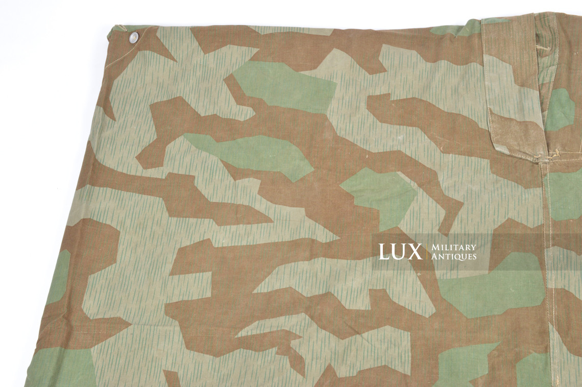 German Heer / Luftwaffe splinter camouflage shelter quarter / poncho, « 1945 » - photo 33
