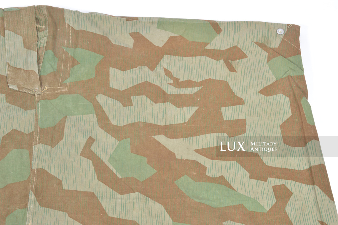 German Heer / Luftwaffe splinter camouflage shelter quarter / poncho, « 1945 » - photo 34