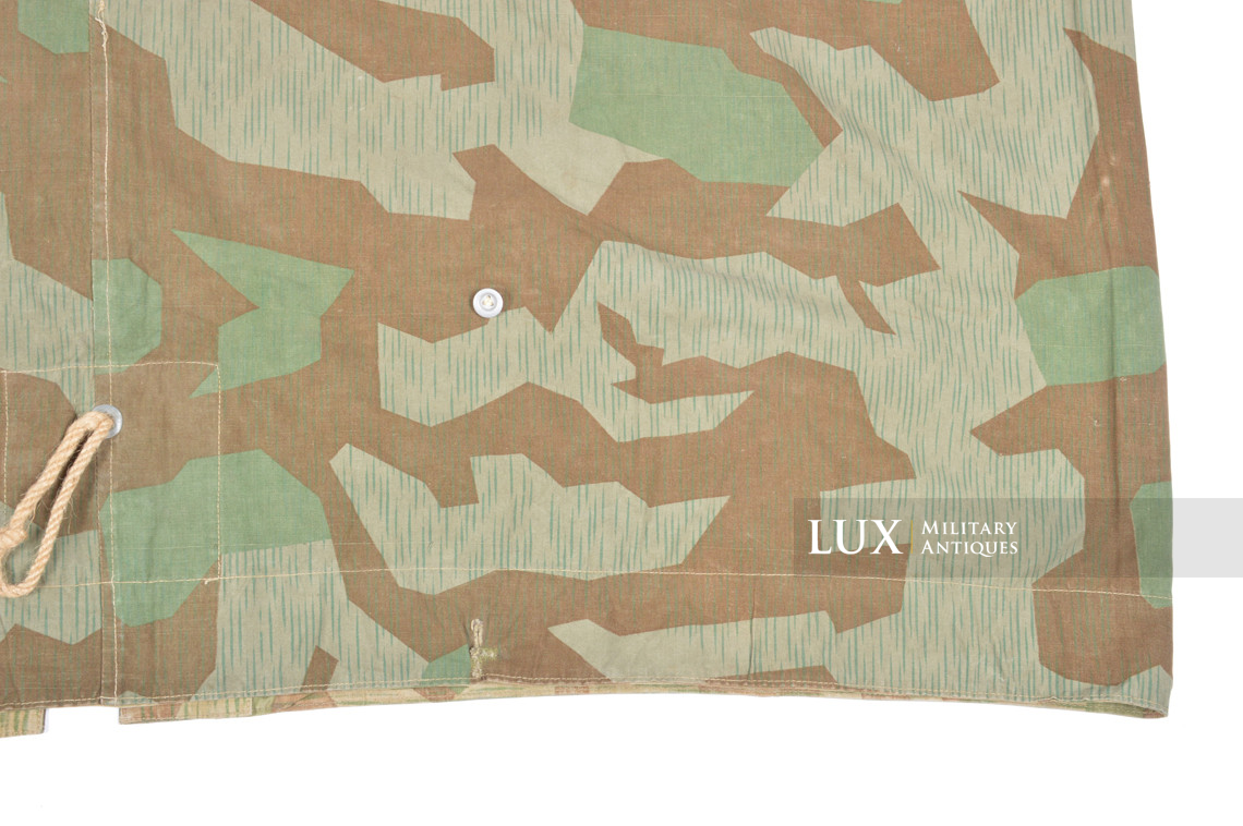 German Heer / Luftwaffe splinter camouflage shelter quarter / poncho, « 1945 » - photo 35