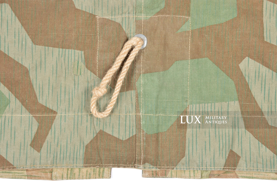 German Heer / Luftwaffe splinter camouflage shelter quarter / poncho, « 1945 » - photo 36