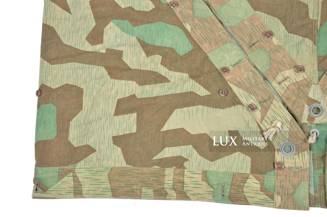 German Heer / Luftwaffe splinter camouflage shelter quarter / poncho, « 1945 » - photo 8