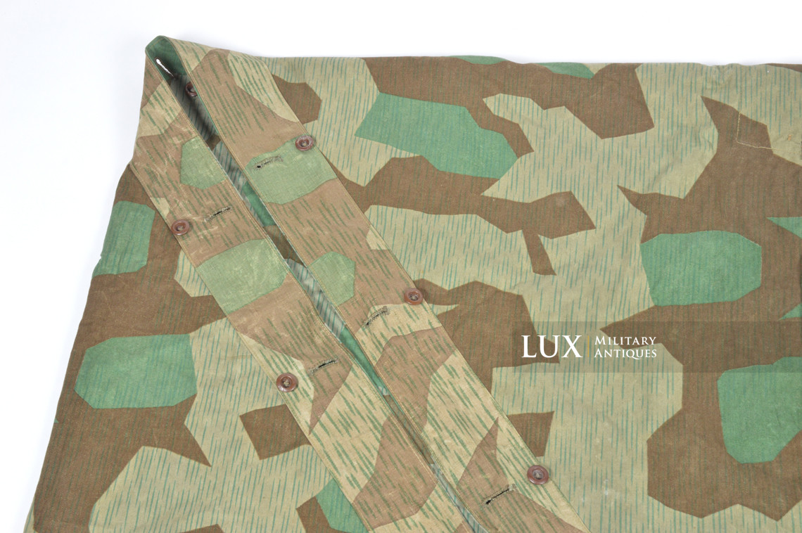 German Heer / Luftwaffe splinter camouflage shelter quarter / poncho, « 1945 » - photo 9