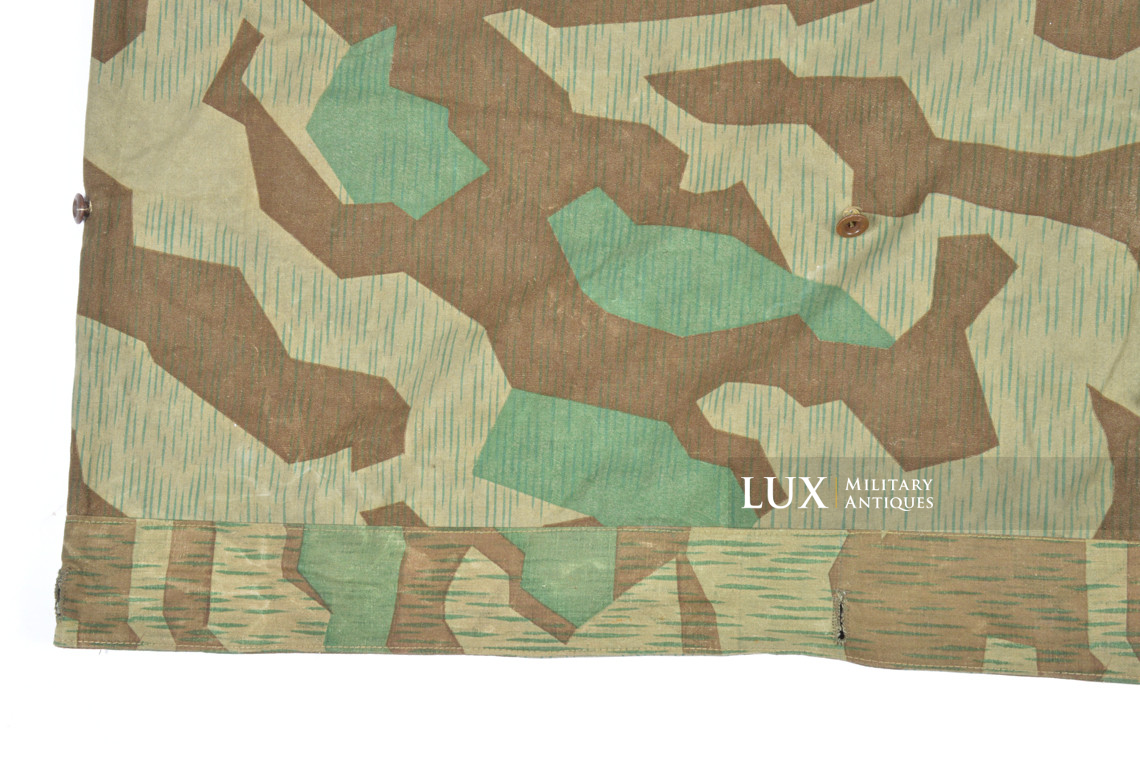 German Heer / Luftwaffe splinter camouflage shelter quarter / poncho, « 1945 » - photo 15