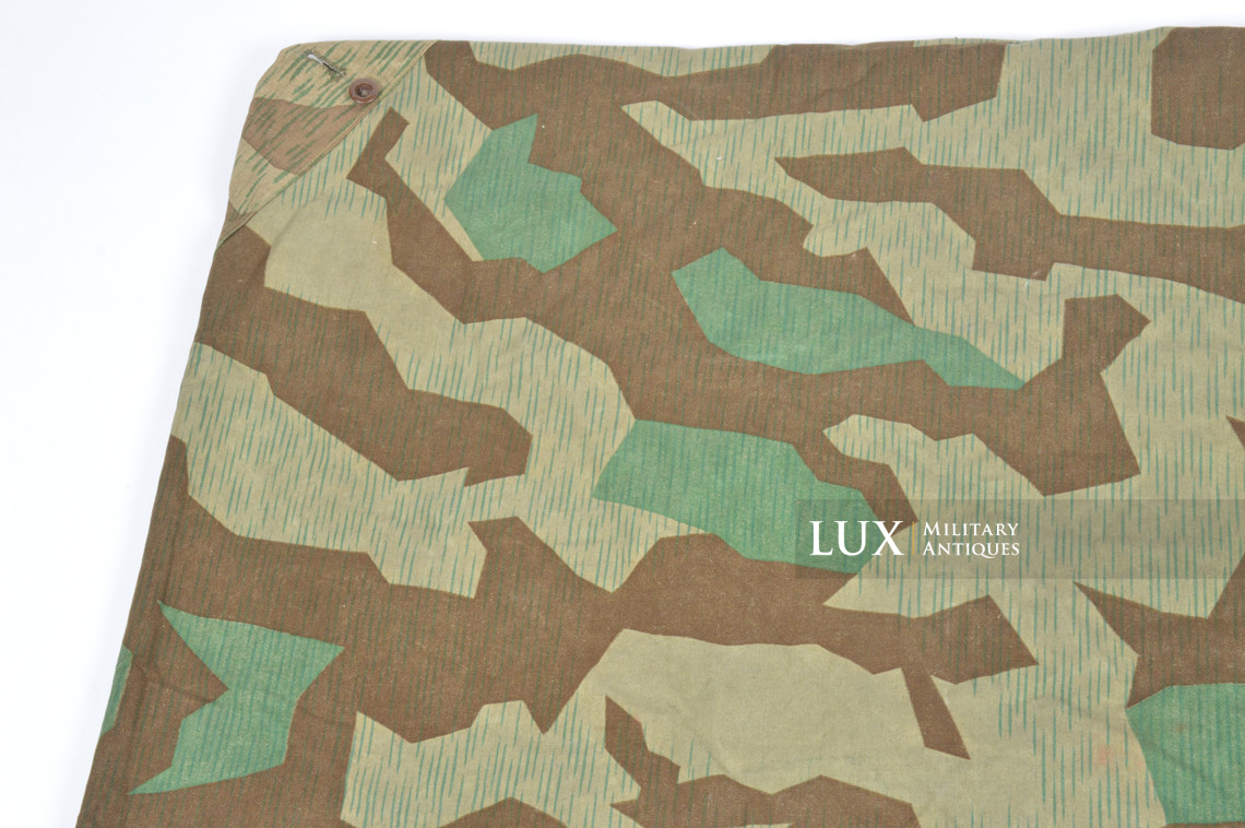 German Heer / Luftwaffe splinter camouflage shelter quarter / poncho, « 1945 » - photo 16