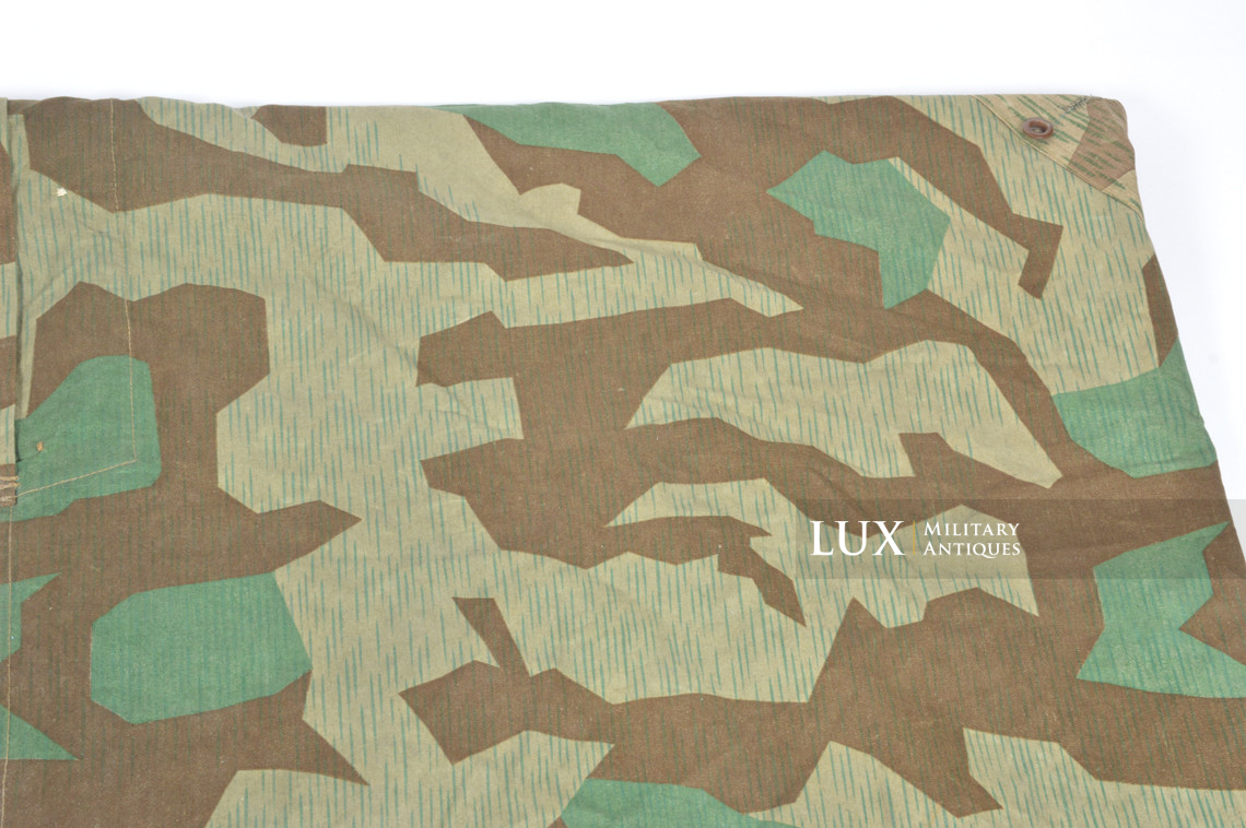 German Heer / Luftwaffe splinter camouflage shelter quarter / poncho, « 1945 » - photo 17