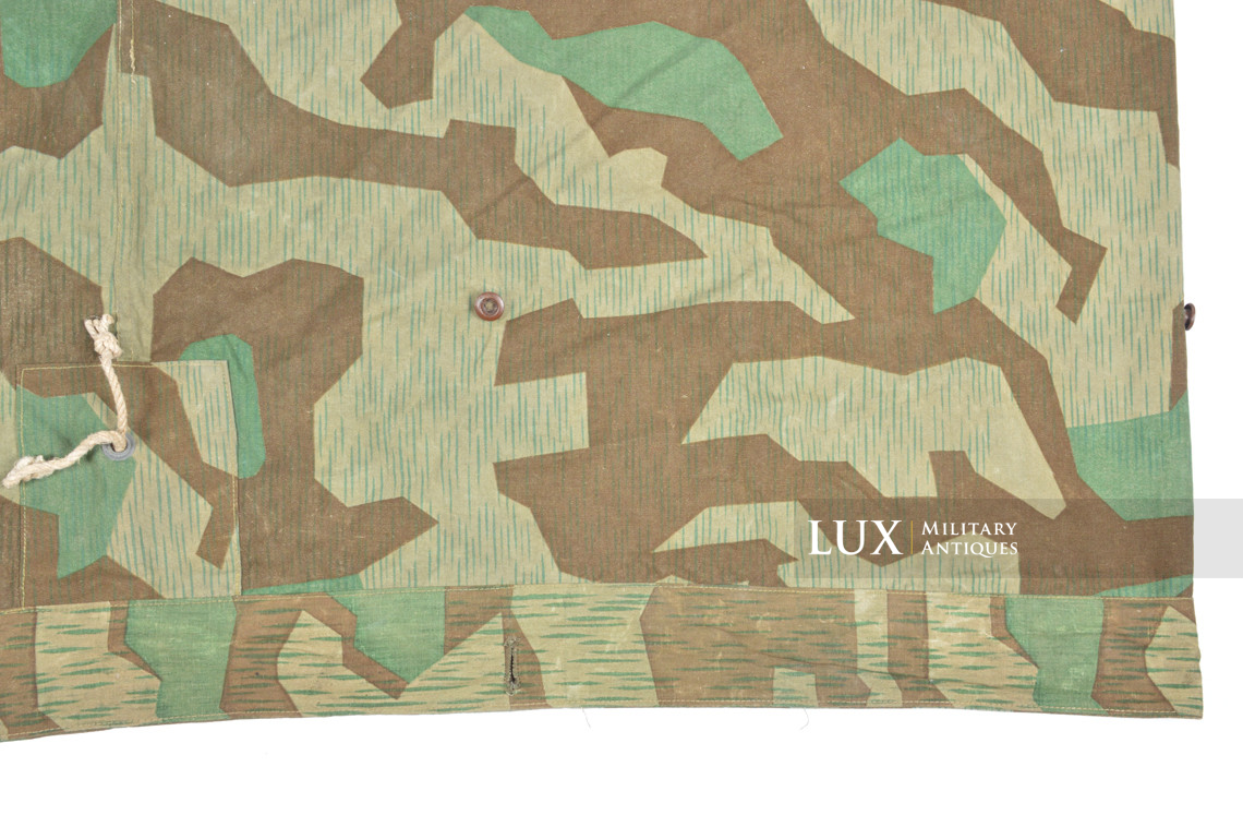 German Heer / Luftwaffe splinter camouflage shelter quarter / poncho, « 1945 » - photo 18