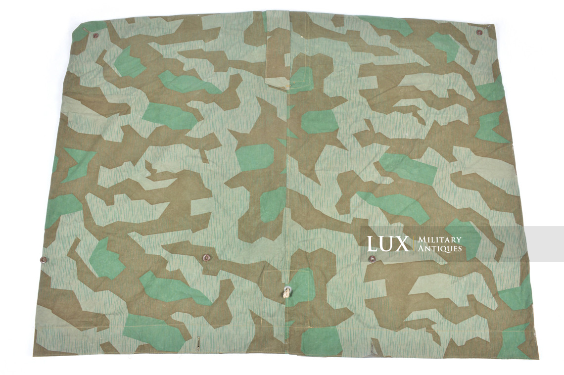 German Heer / Luftwaffe splinter camouflage shelter quarter / poncho, « 1945 » - photo 27