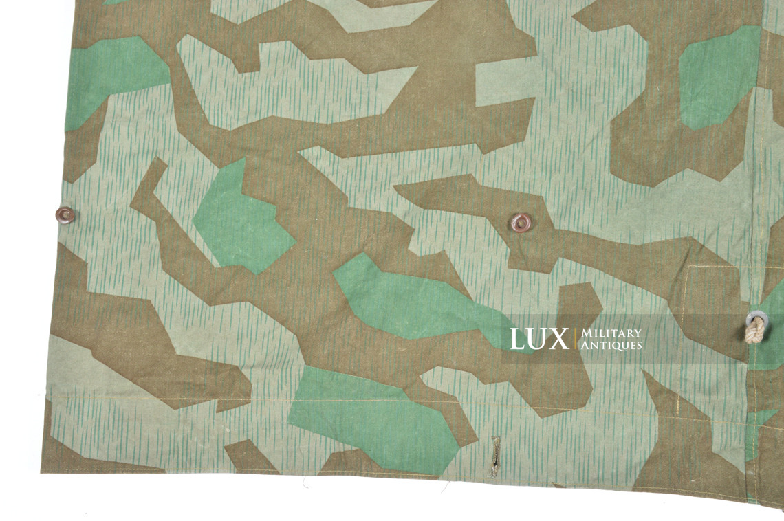German Heer / Luftwaffe splinter camouflage shelter quarter / poncho, « 1945 » - photo 28