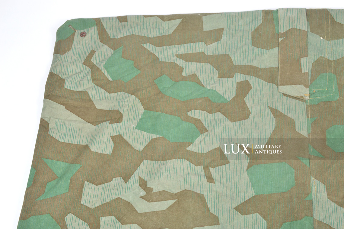 German Heer / Luftwaffe splinter camouflage shelter quarter / poncho, « 1945 » - photo 29