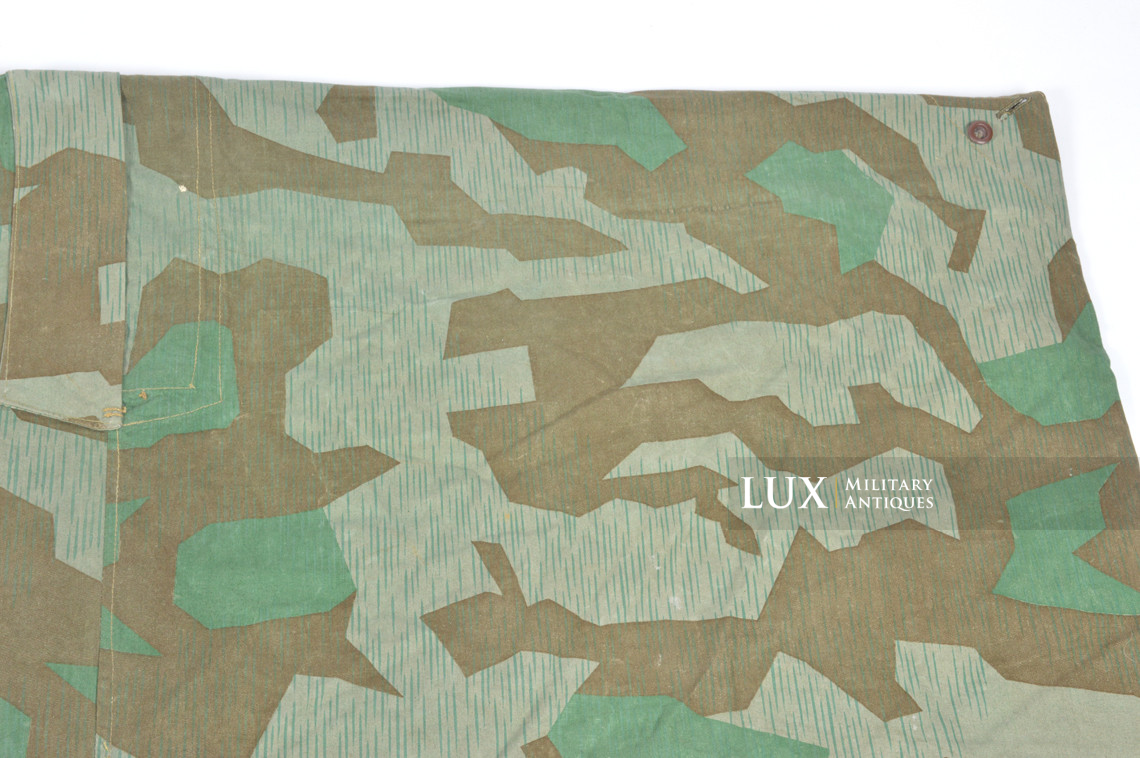 German Heer / Luftwaffe splinter camouflage shelter quarter / poncho, « 1945 » - photo 30