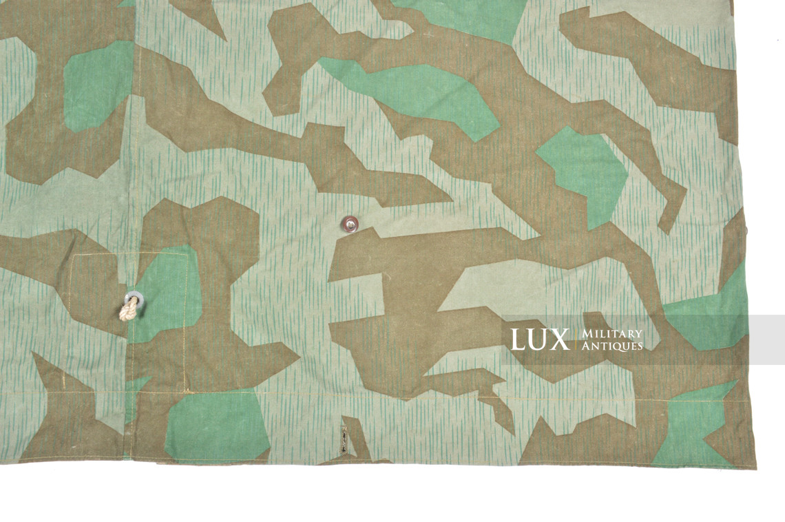 German Heer / Luftwaffe splinter camouflage shelter quarter / poncho, « 1945 » - photo 31