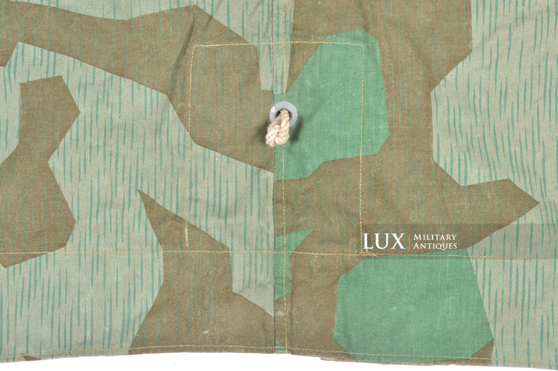 German Heer / Luftwaffe splinter camouflage shelter quarter / poncho, « 1945 » - photo 32