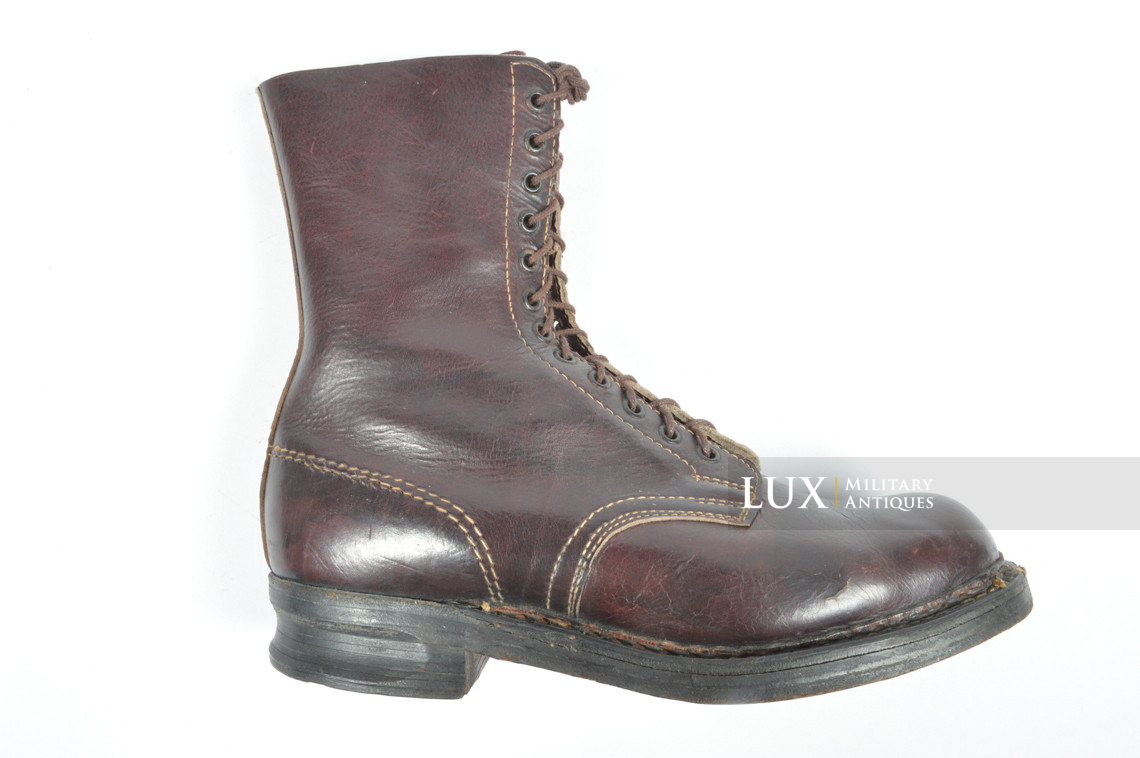 Unissued German paratroopers jump boots, « 1944 » - photo 9