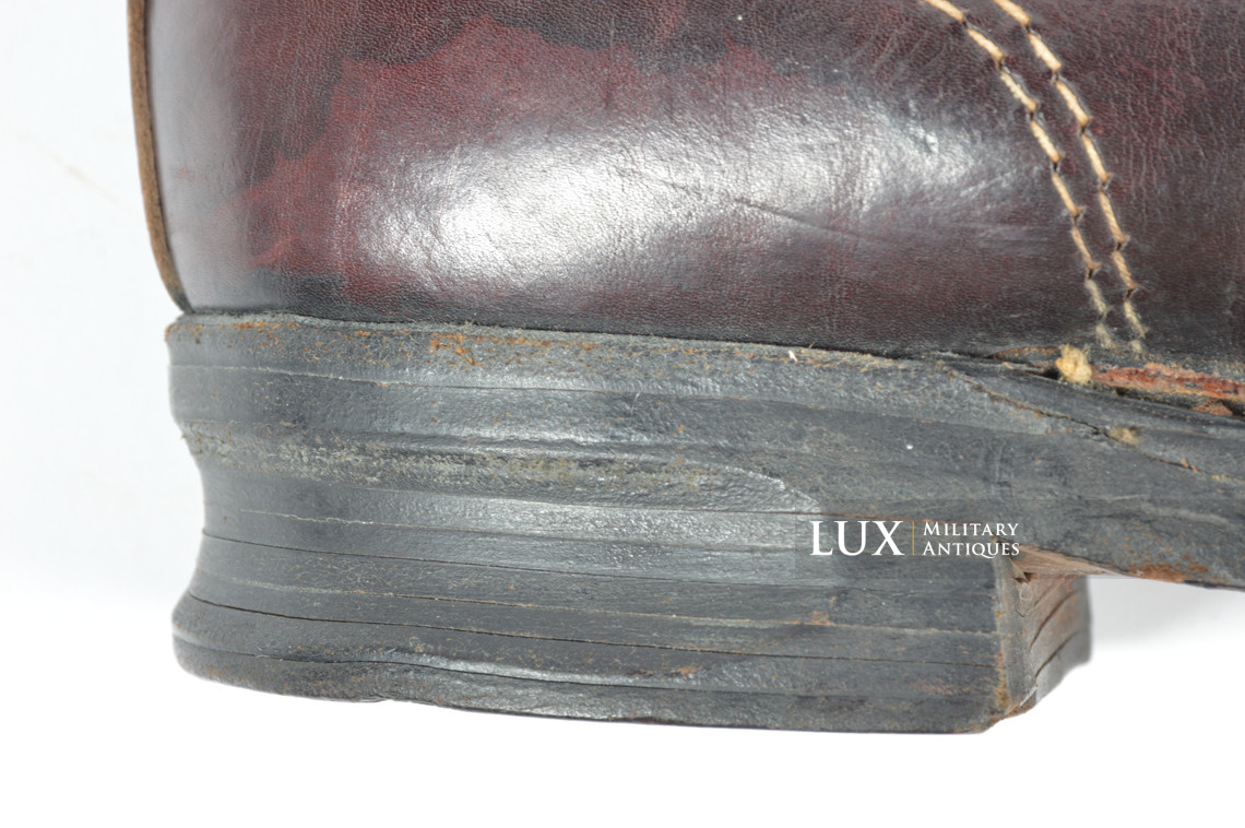 Unissued German paratroopers jump boots, « 1944 » - photo 12