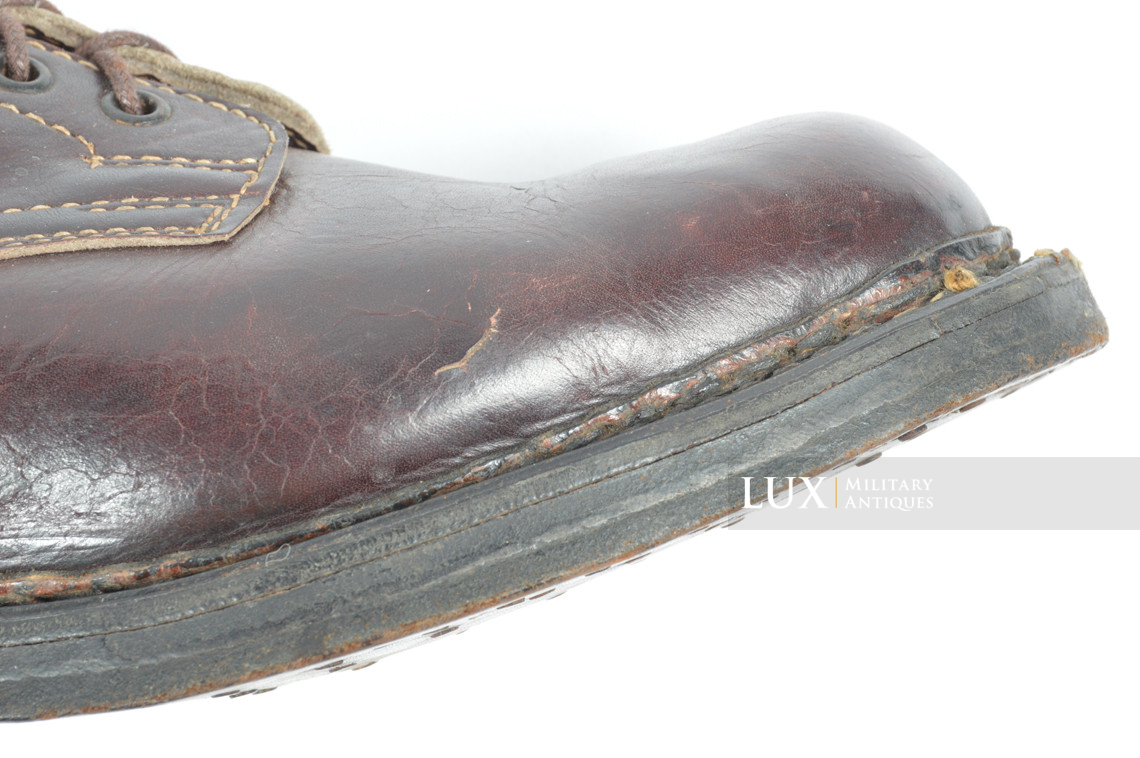 Unissued German paratroopers jump boots, « 1944 » - photo 13