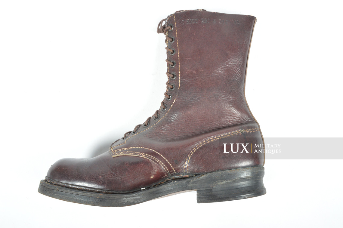 Unissued German paratroopers jump boots, « 1944 » - photo 14