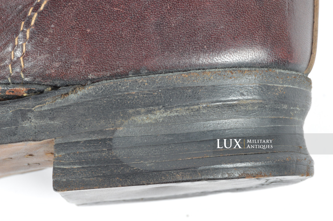 Unissued German paratroopers jump boots, « 1944 » - photo 19