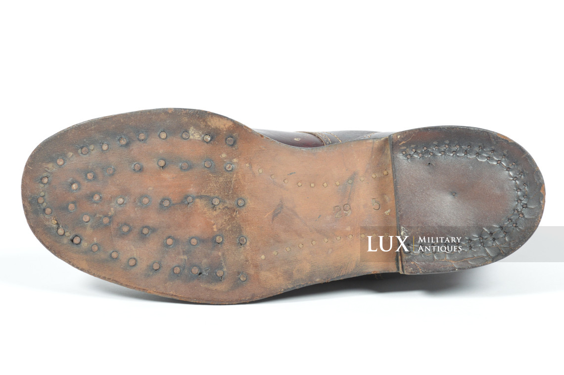 Unissued German paratroopers jump boots, « 1944 » - photo 22