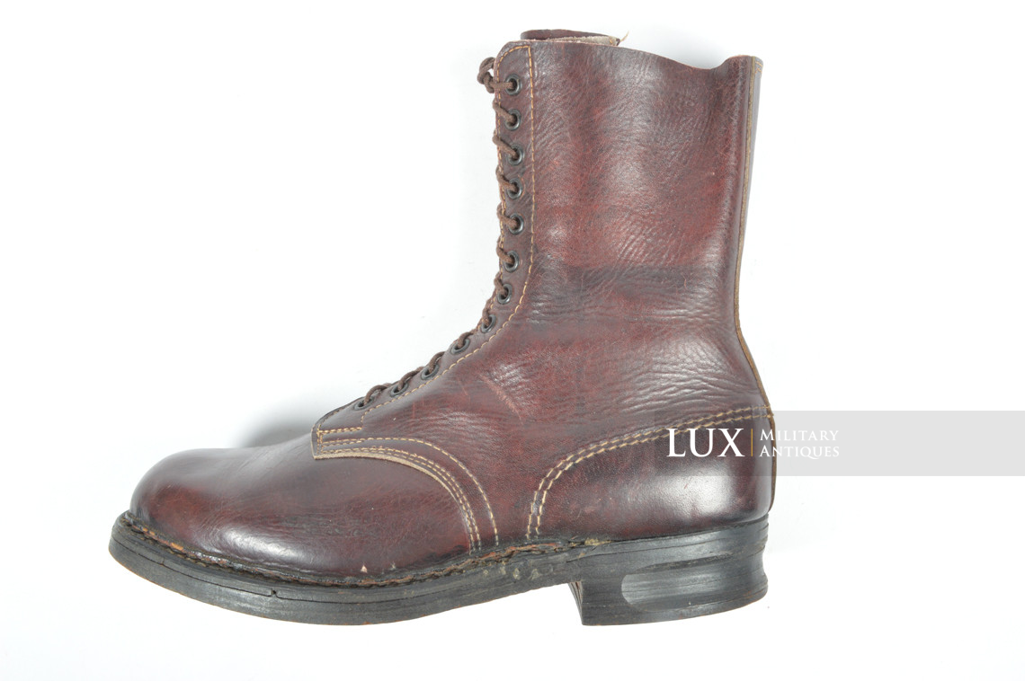 Unissued German paratroopers jump boots, « 1944 » - photo 26