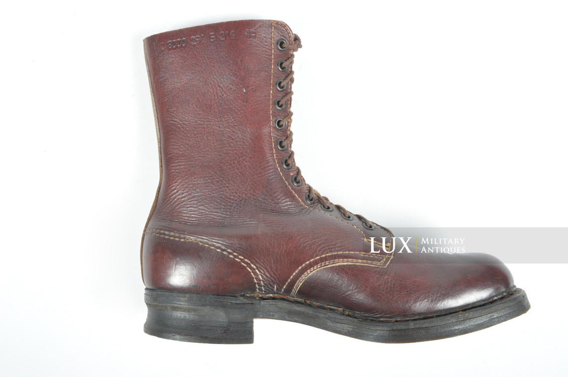 Unissued German paratroopers jump boots, « 1944 » - photo 31