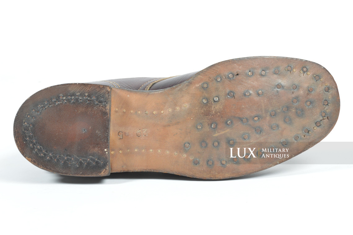 Unissued German paratroopers jump boots, « 1944 » - photo 38