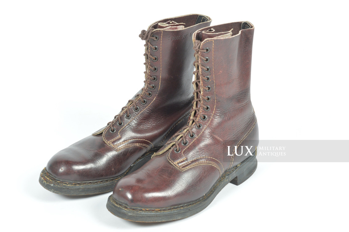 Unissued German paratroopers jump boots, « 1944 » - photo 42