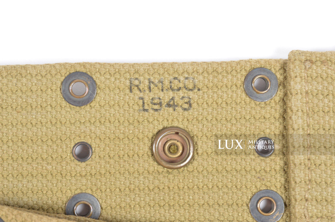 US-M1936 pistol belt, « R.M.CO. 1943 » - photo 9