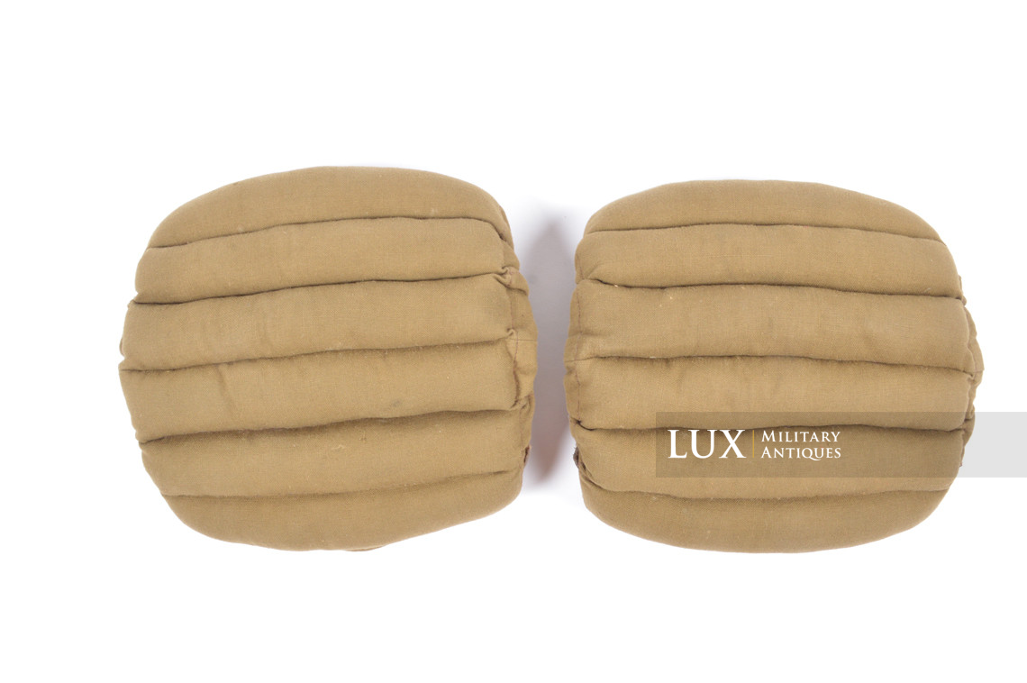 Late-war German paratrooper knee pads, « RBNr » - photo 8