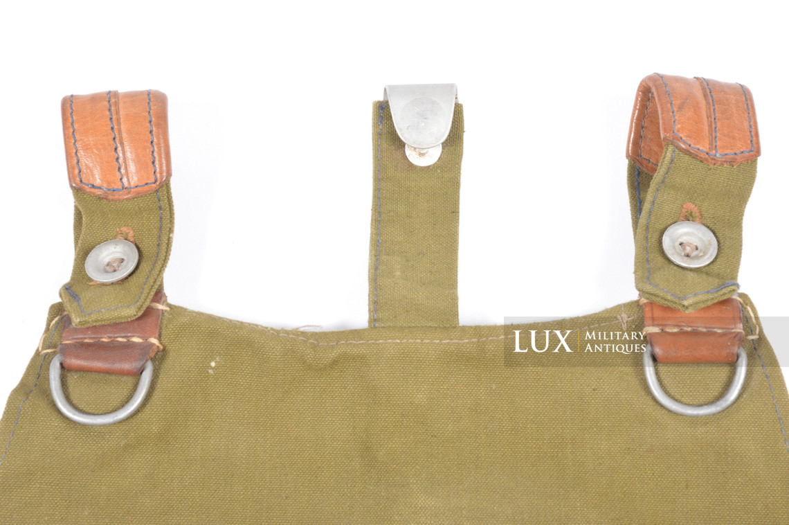 Rare sac à pain Luftwaffe précoce en toile verte, « L.B.A.(S.)40 » - photo 8