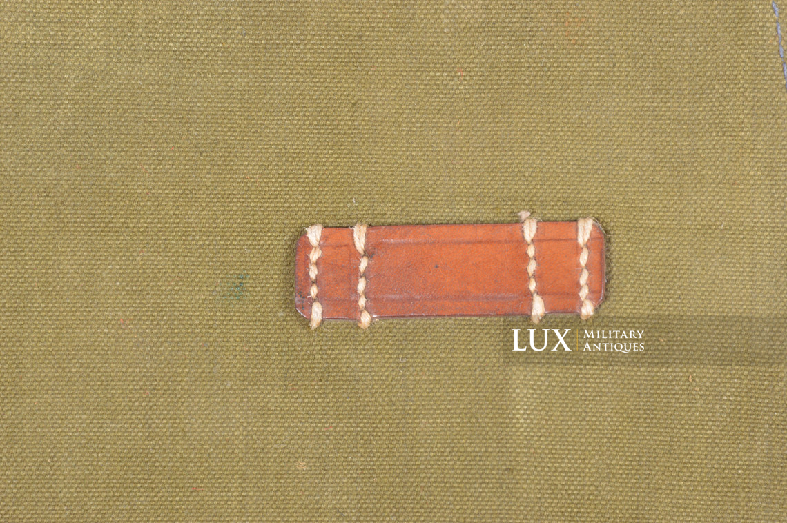 Rare sac à pain Luftwaffe précoce en toile verte, « L.B.A.(S.)40 » - photo 9