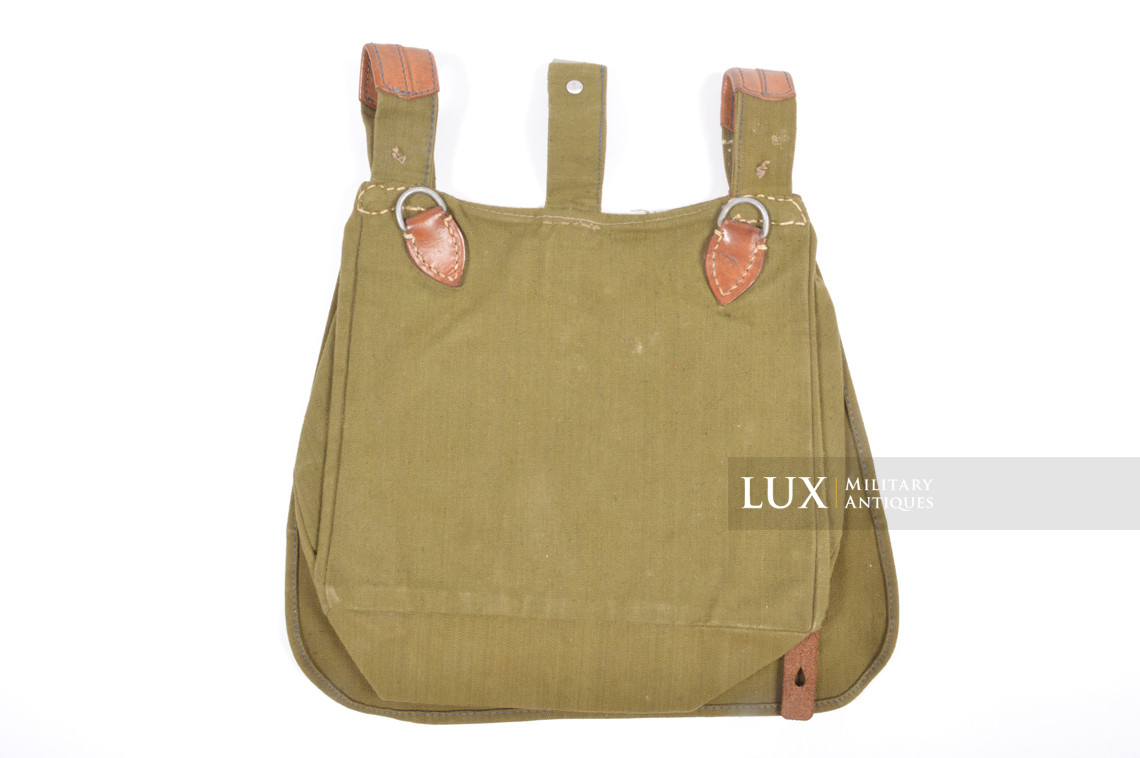 Rare sac à pain Luftwaffe précoce en toile verte, « L.B.A.(S.)40 » - photo 13