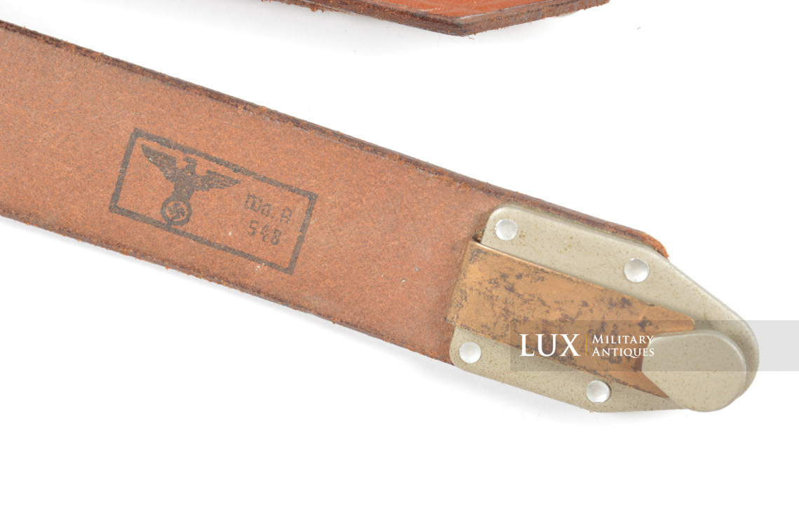 Unissued early-war German field telephone carrying strap - photo 8