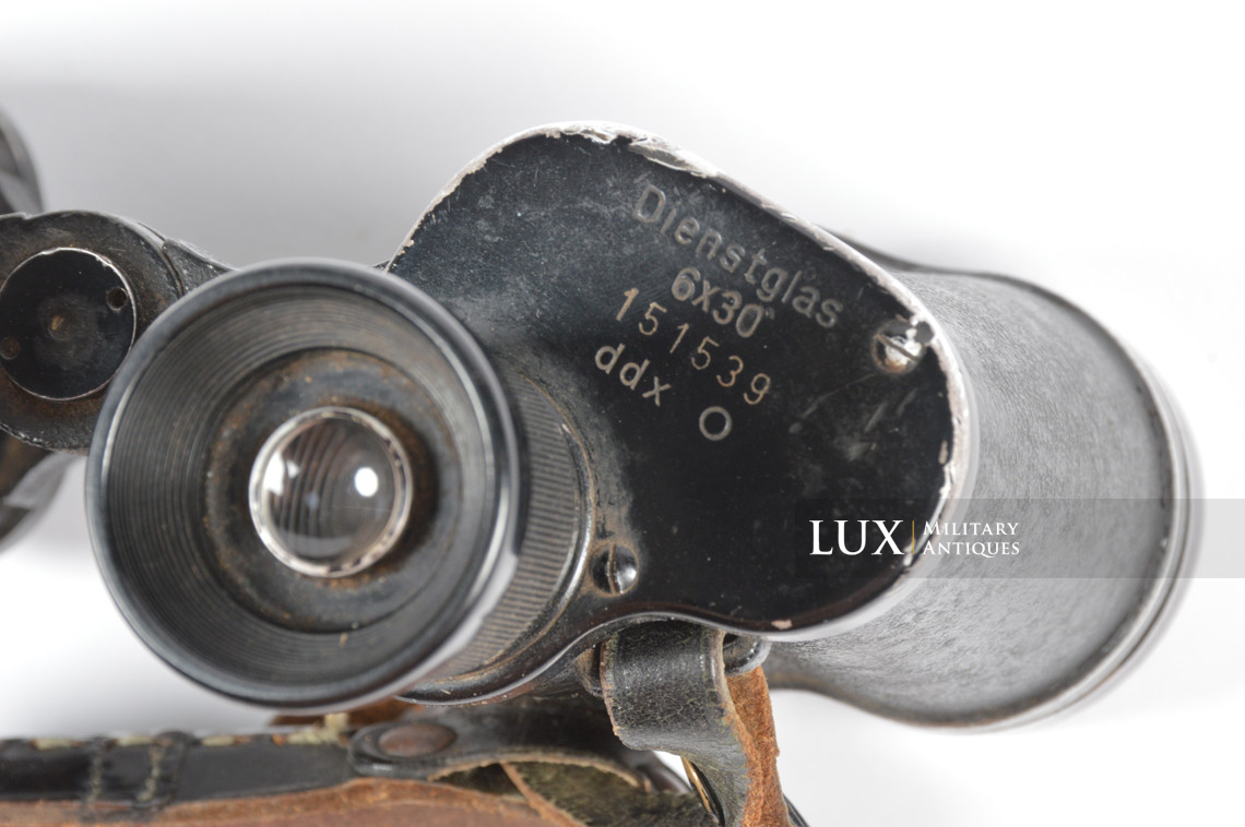 Paire de jumelles allemandes Dienstglas 6x30, « ddx » - photo 16