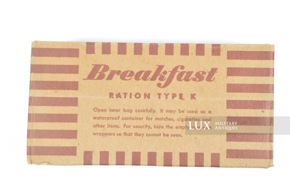 Lot de trois rations US ARMY, Type K - photo 8