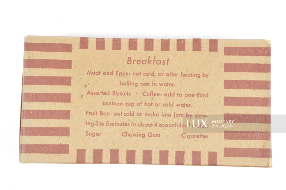 Lot de trois rations US ARMY, Type K - photo 10