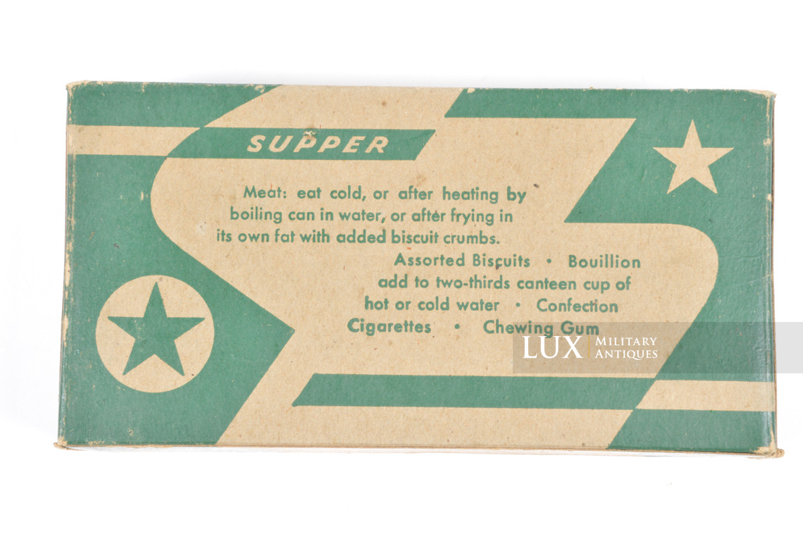 Lot de trois rations US ARMY, Type K - photo 22