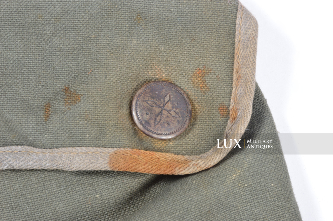 Earliest German paratrooper gas mask carry bag, « Auer » - photo 11