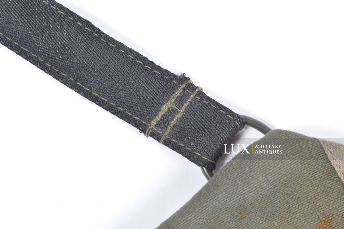 Earliest German paratrooper gas mask carry bag, « Auer » - photo 14