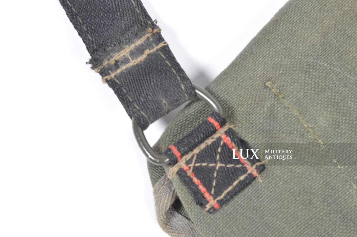 Earliest German paratrooper gas mask carry bag, « Auer » - photo 20