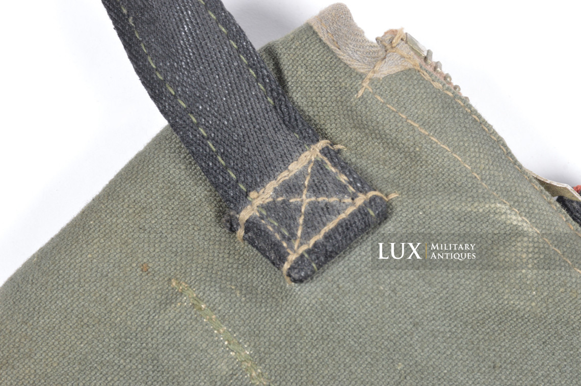 Earliest German paratrooper gas mask carry bag, « Auer » - photo 21