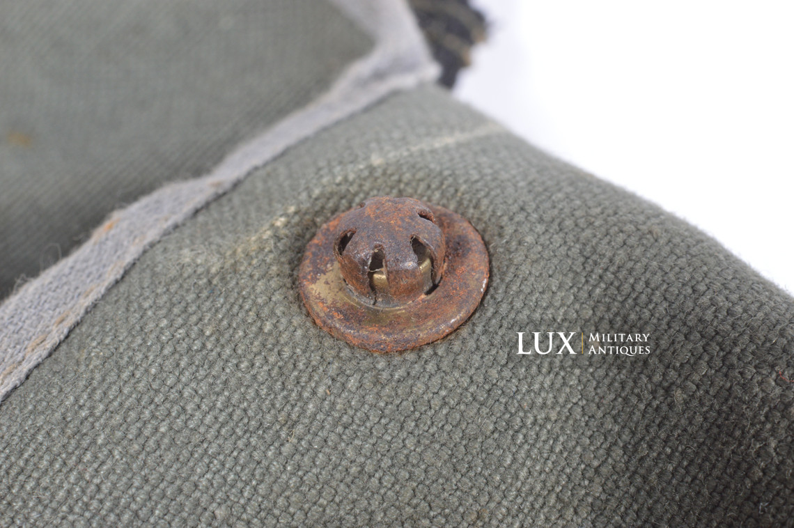 Earliest German paratrooper gas mask carry bag, « Auer » - photo 31