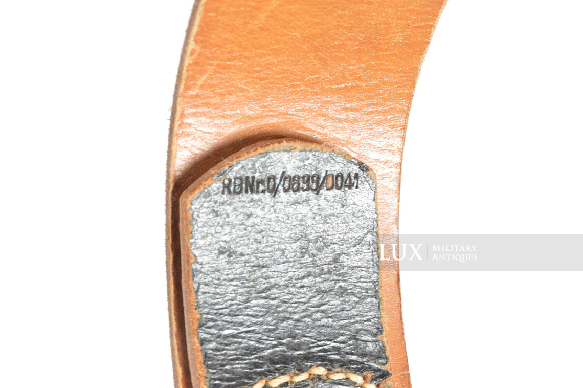 German late-war leather belt, « RBNr.0/0633/0041 » - photo 10